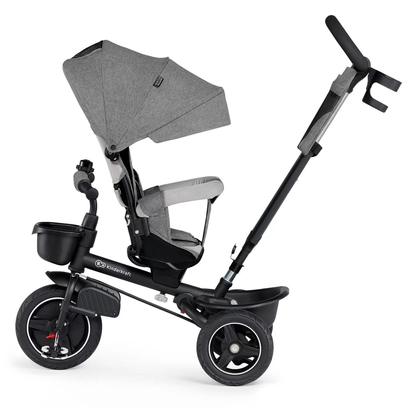Tricicleta kinderkraft spinstep, grey, varsta de la 9 luni la 5 ani [5]