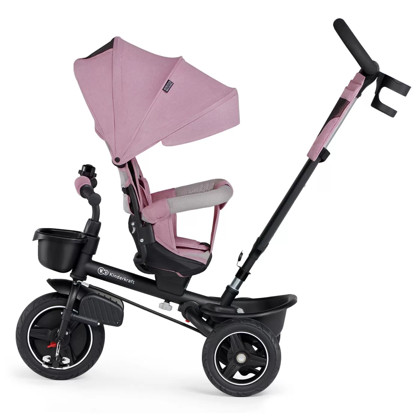 Tricicleta kinderkraft spinstep, pink, varsta de la 9 luni la 5 ani [5]