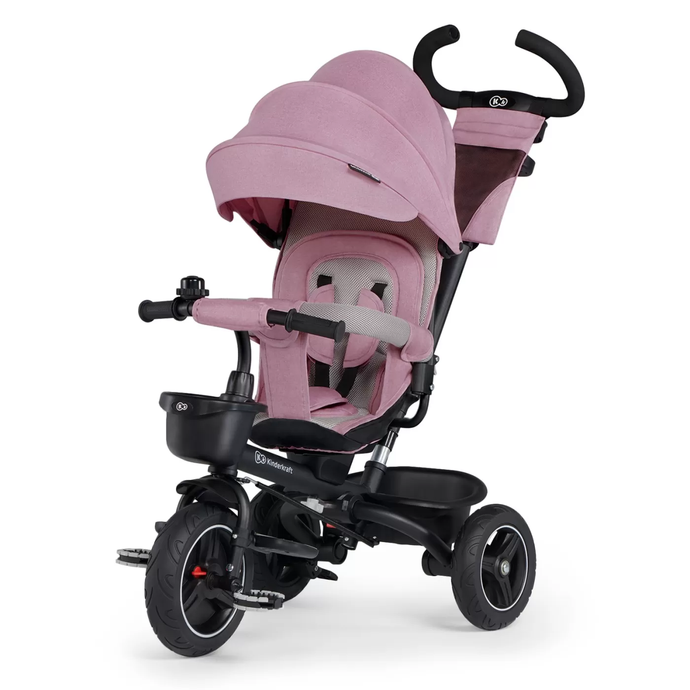 Tricicleta kinderkraft spinstep, pink, varsta de la 9 luni la 5 ani [1]
