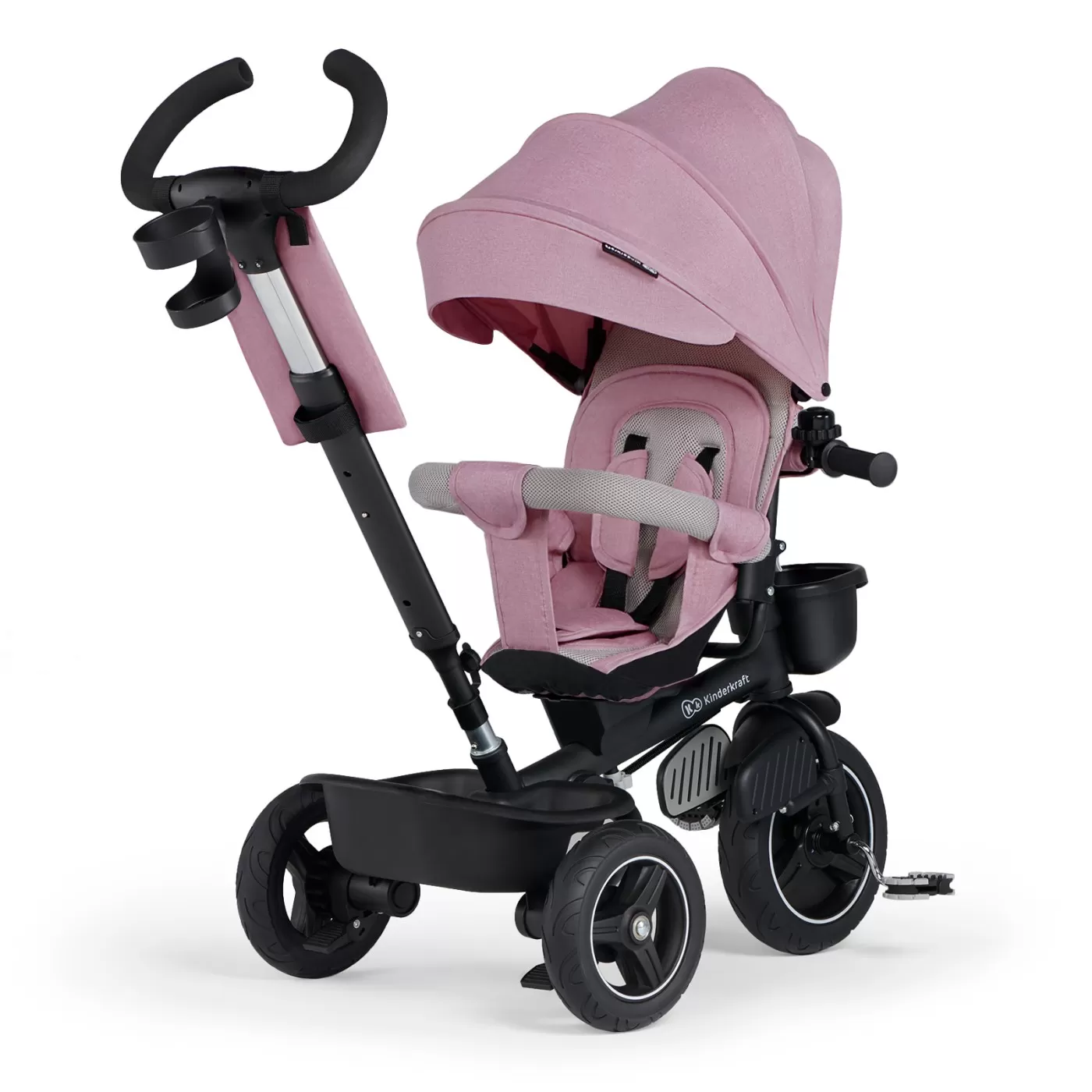 Tricicleta kinderkraft spinstep, pink, varsta de la 9 luni la 5 ani [2]