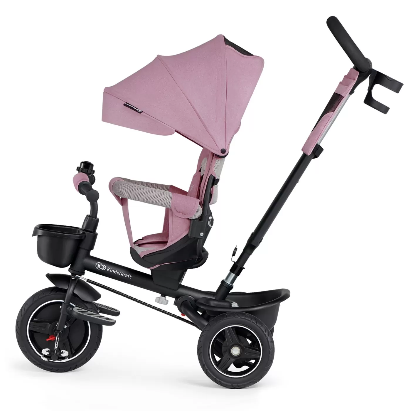 Tricicleta kinderkraft spinstep, pink, varsta de la 9 luni la 5 ani [4]