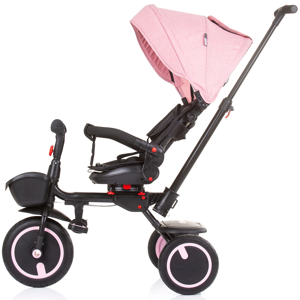 Tricicleta pliabila Chipolino Quick Fold cu sezut reversibil rose water [3]