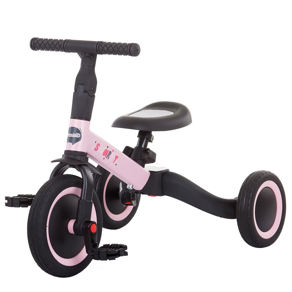 Tricicleta si bicicleta Chipolino Smarty 2 in 1 light pink [1]