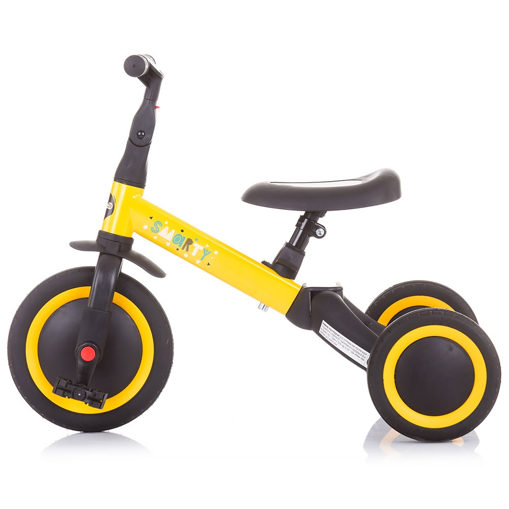 Tricicleta si bicicleta Chipolino Smarty 2 in 1 yellow [5]