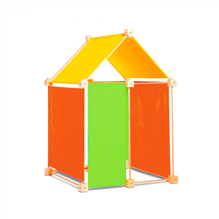 Trigonos START, set modular de constructie, portocaliu, 4-10 ani [1]