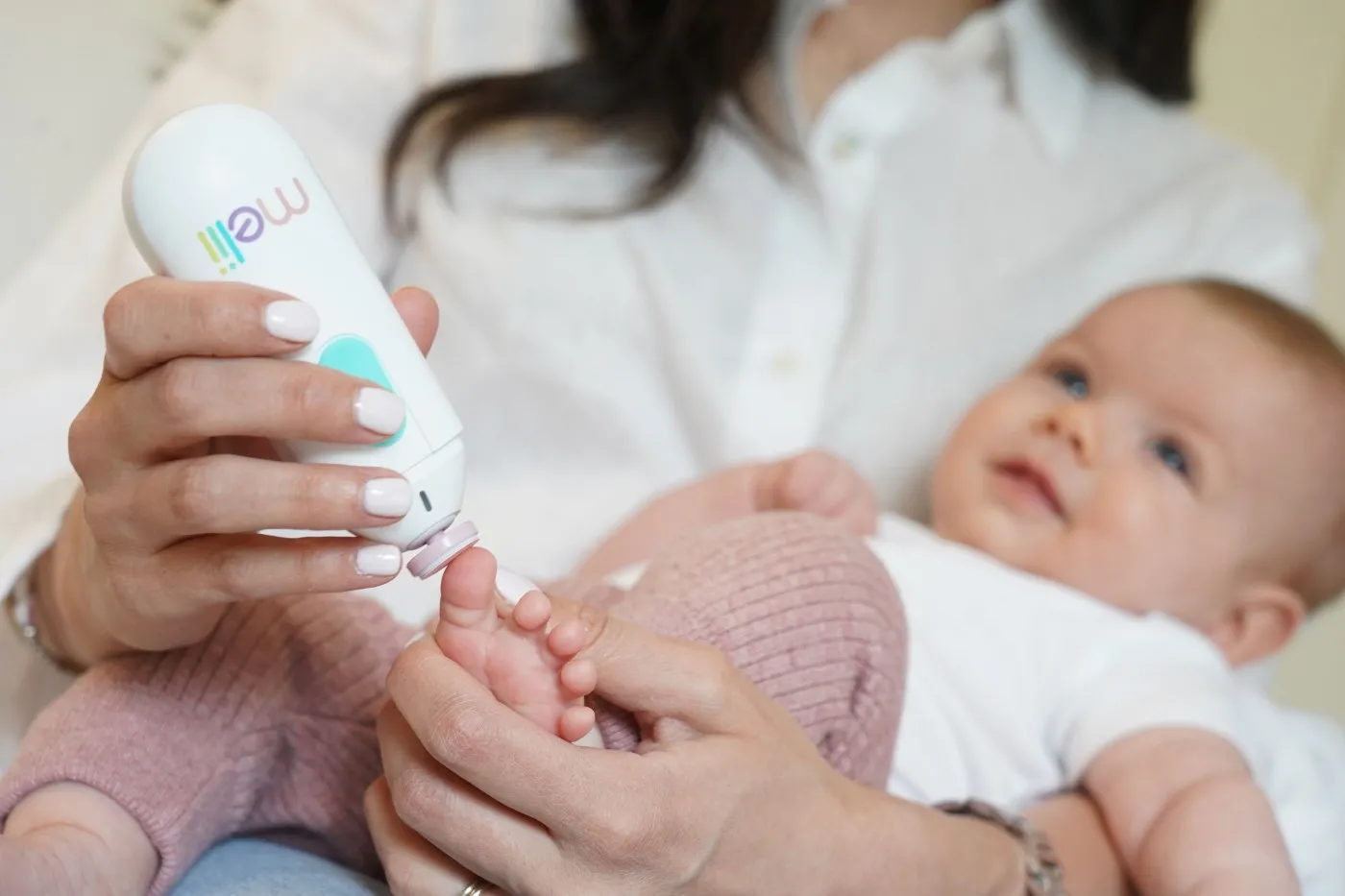 Trimmer electric, melii, pentru unghii bebe, copii varsta 0 luni pana la 2 ani [8]