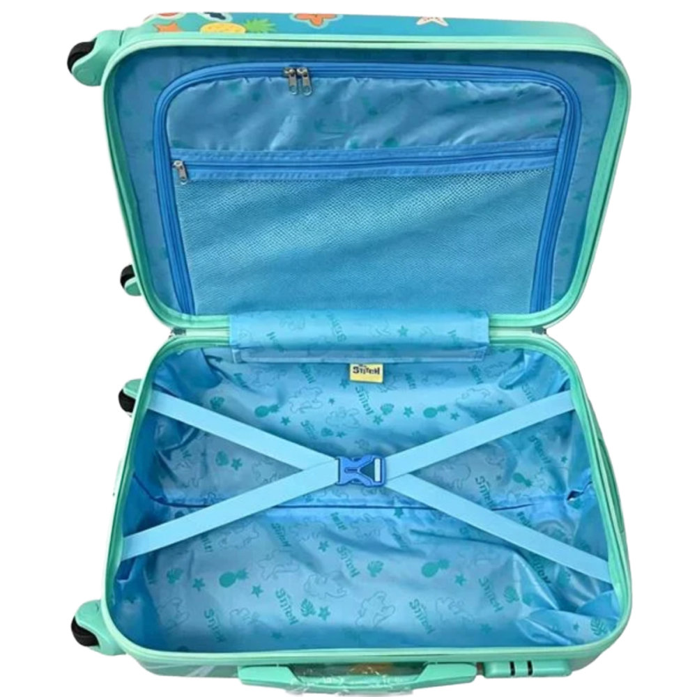 Troler pentru copii, model Stitch, Capacitate 35L, Verde Menta [2]