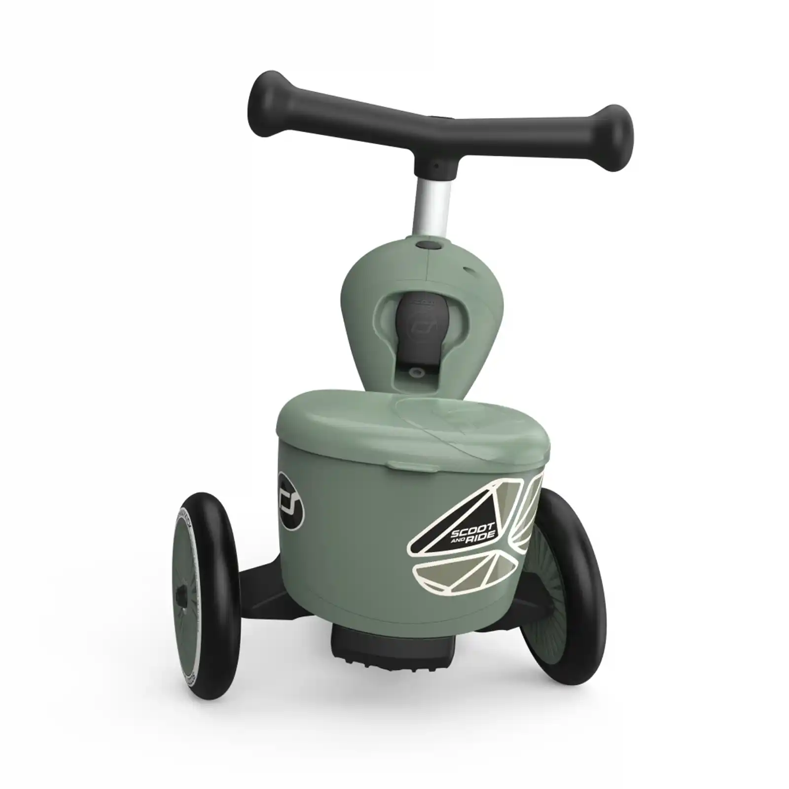 Trotinete copii 1-5 ani, cu scaun, Scoot Ride, HighwayKick 1 Lifestyle Greenlines [8]
