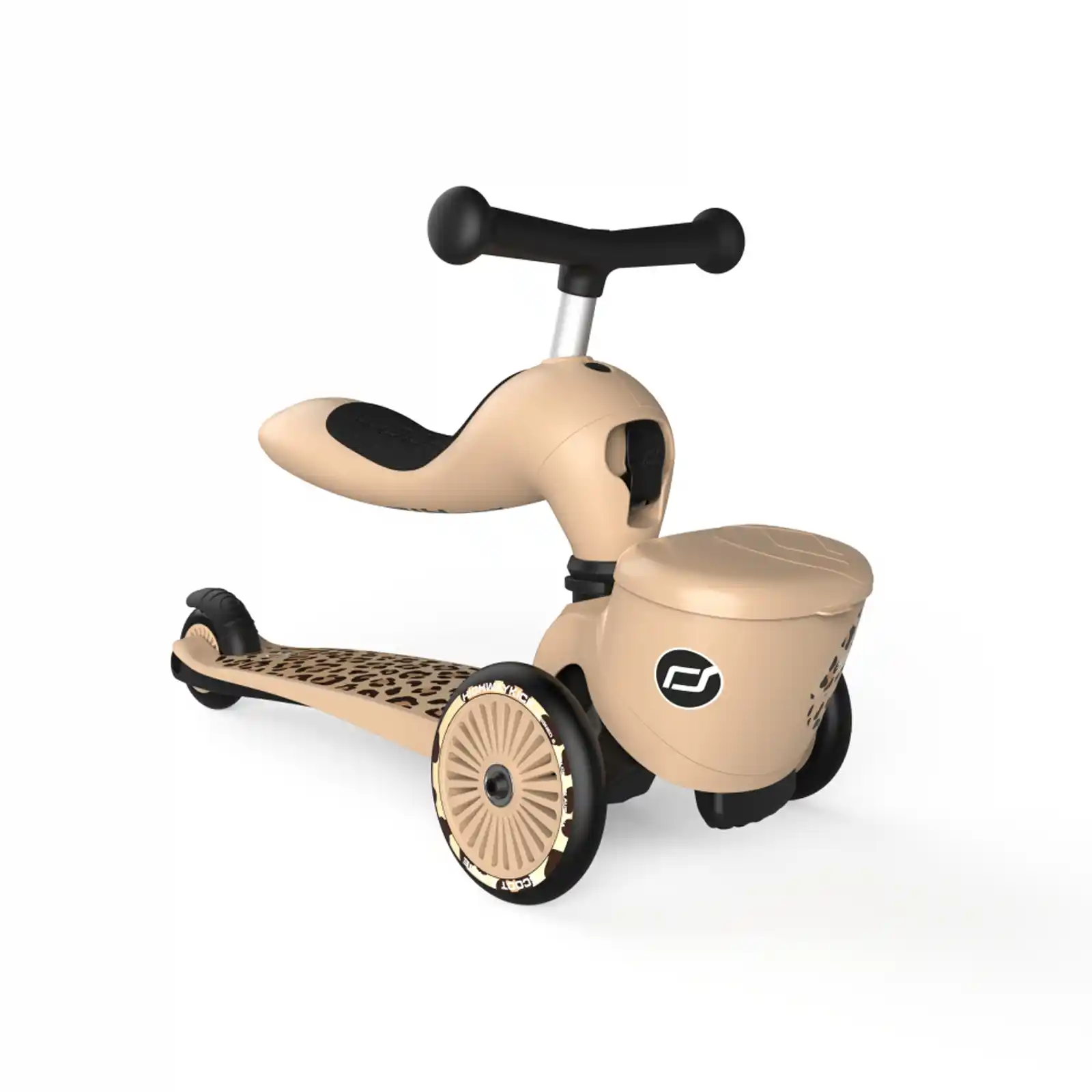 Trotinete copii 1-5 ani, cu scaun, Scoot Ride, HighwayKick 1 Lifestyle Leopard [6]