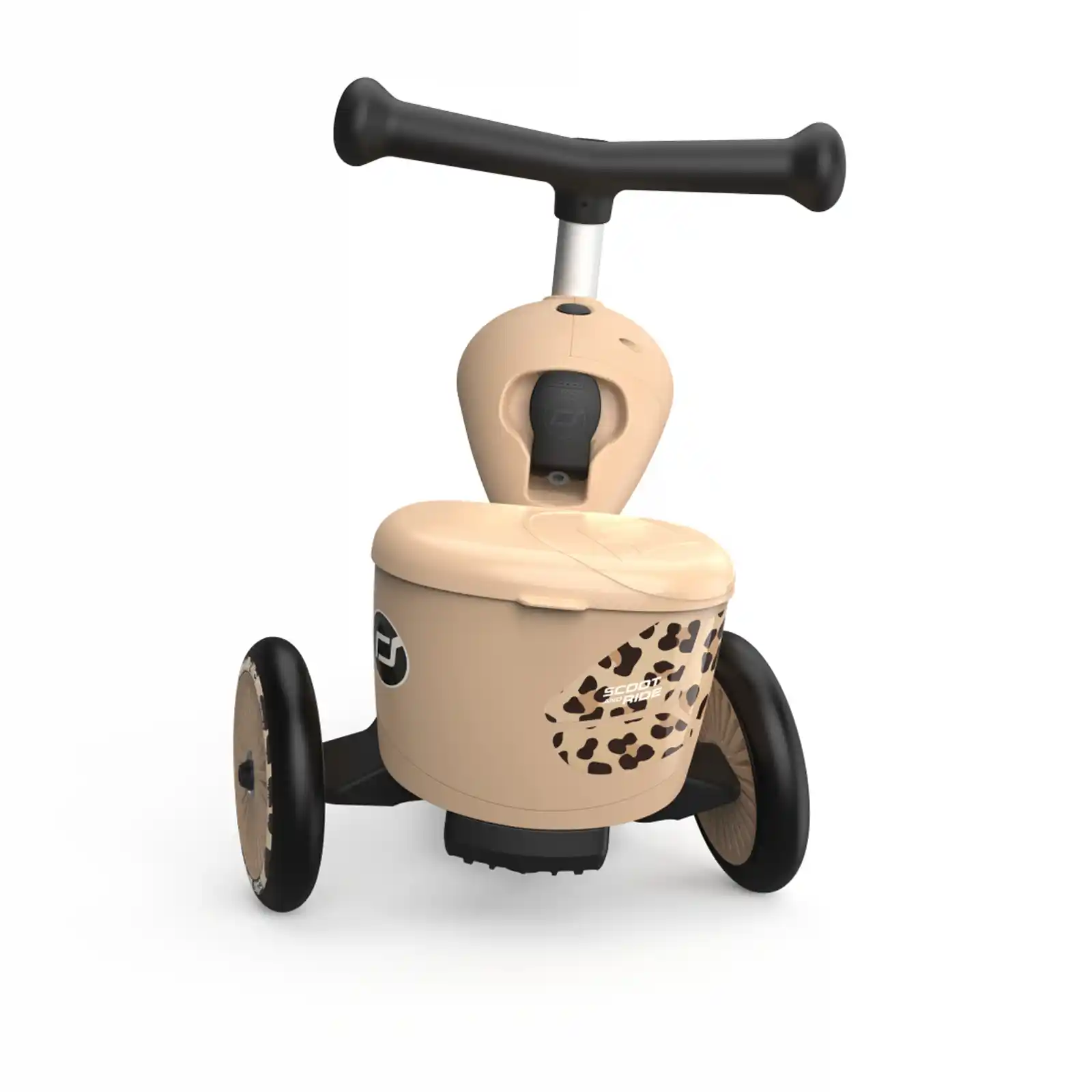 Trotinete copii 1-5 ani, cu scaun, Scoot Ride, HighwayKick 1 Lifestyle Leopard [9]