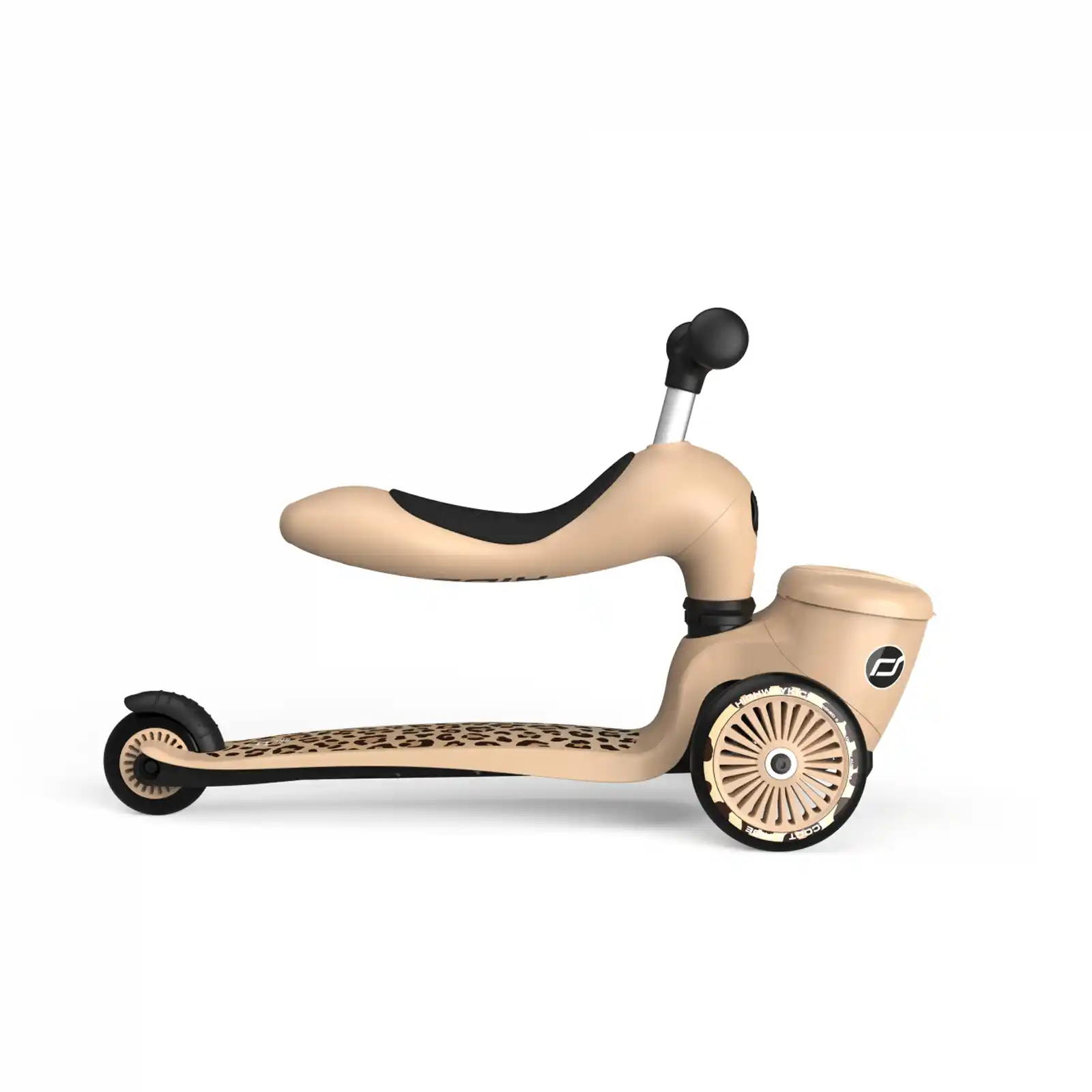 Trotinete copii 1-5 ani, cu scaun, Scoot Ride, HighwayKick 1 Lifestyle Leopard [2]