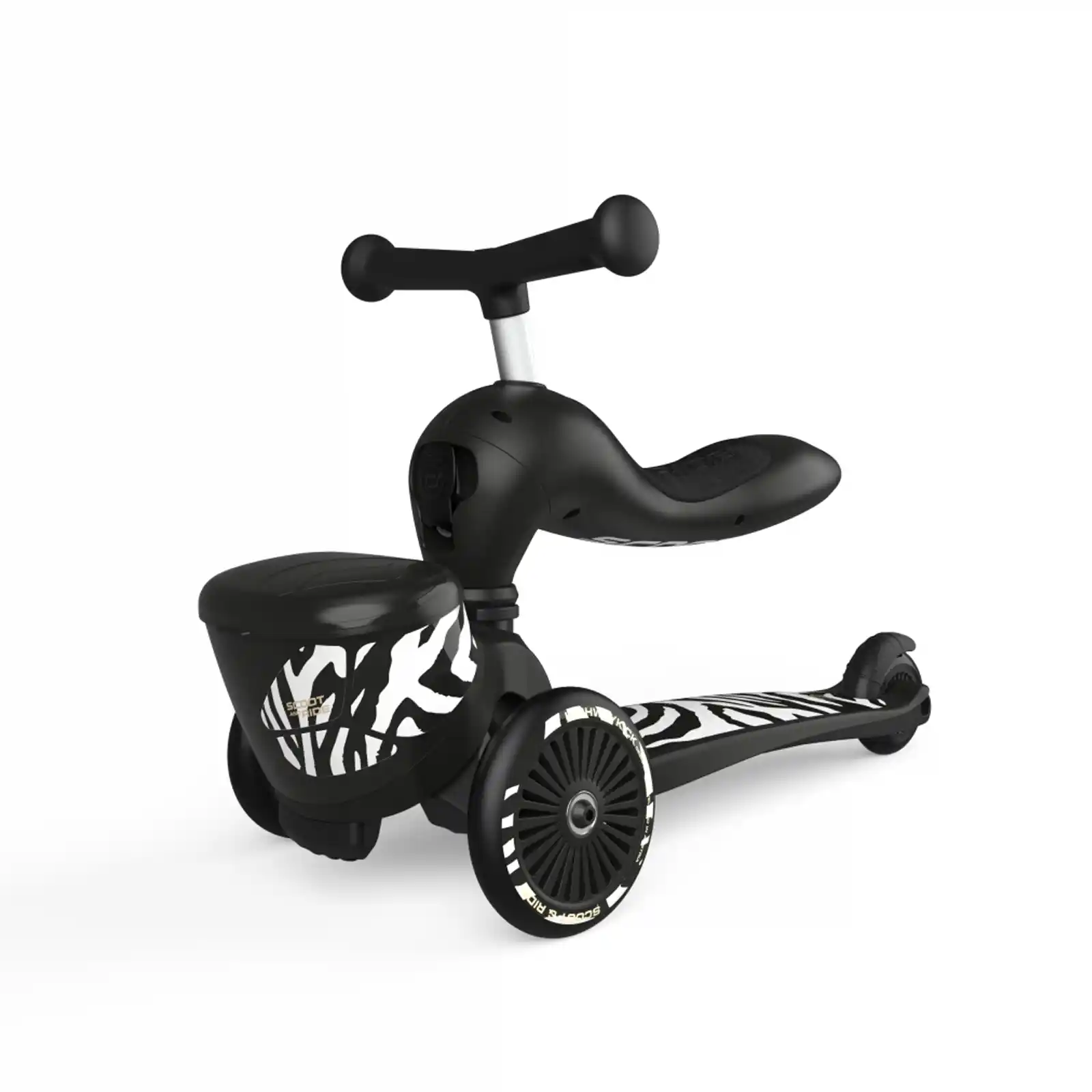 Trotinete copii 1-5 ani, cu scaun, Scoot Ride, HighwayKick 1 Lifestyle Zebra [5]