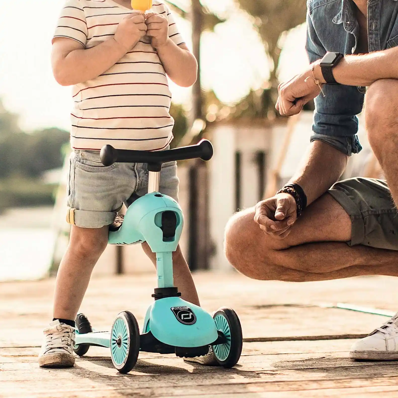 Trotinete copii, cu scaun, Scoot and Ride, HighwayKick 1 Blueberry, 1-5 ani [8]