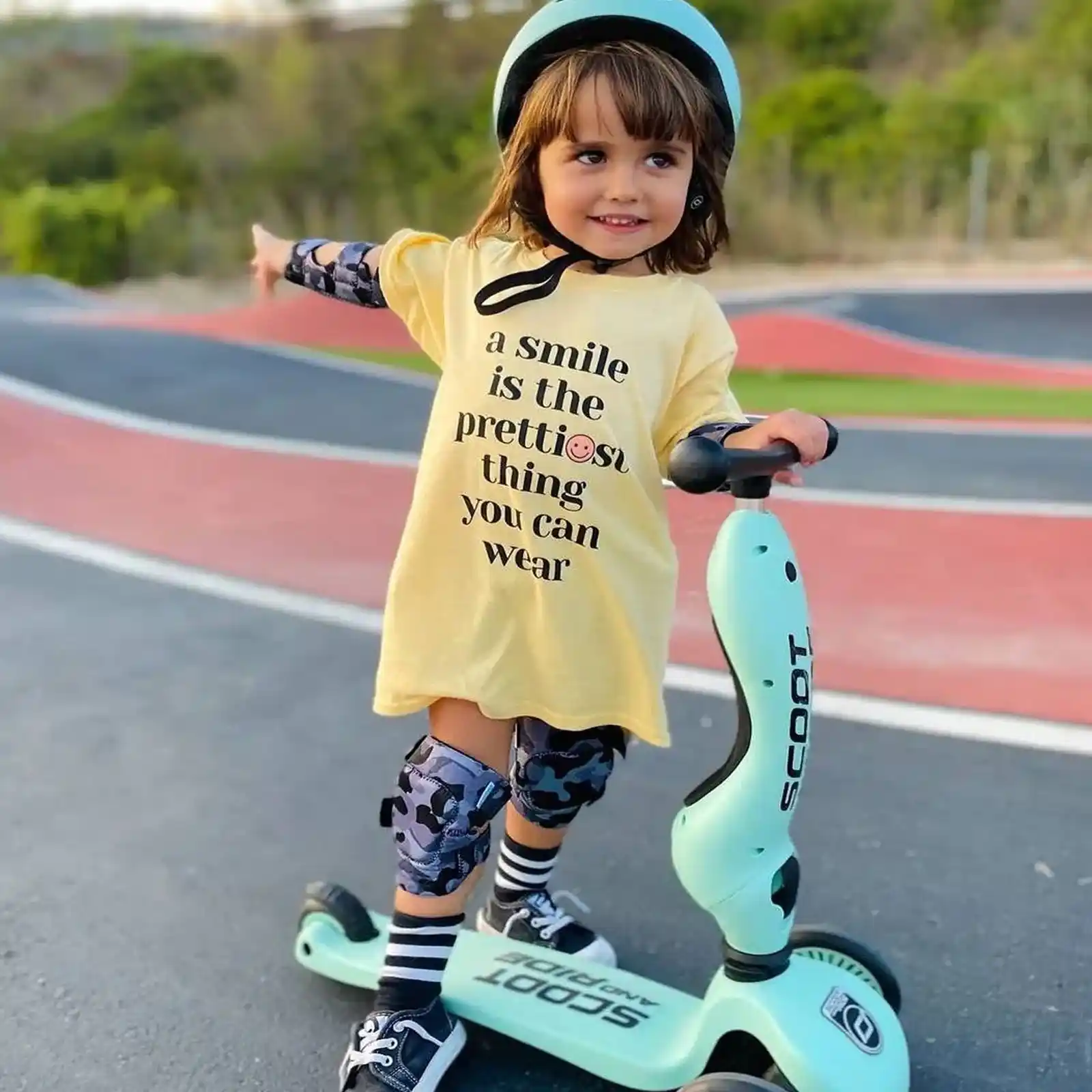 Trotinete copii, cu scaun, Scoot and Ride, HighwayKick 1 Blueberry, 1-5 ani [9]