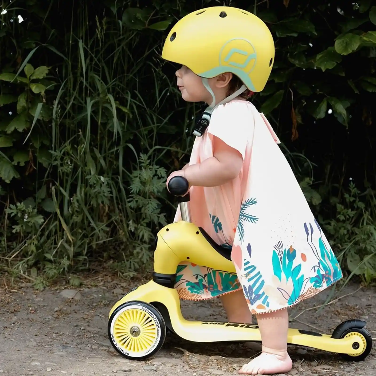 Trotinete copii, cu scaun, Scoot and Ride, HighwayKick 1 Lemon, 1-5 ani [10]