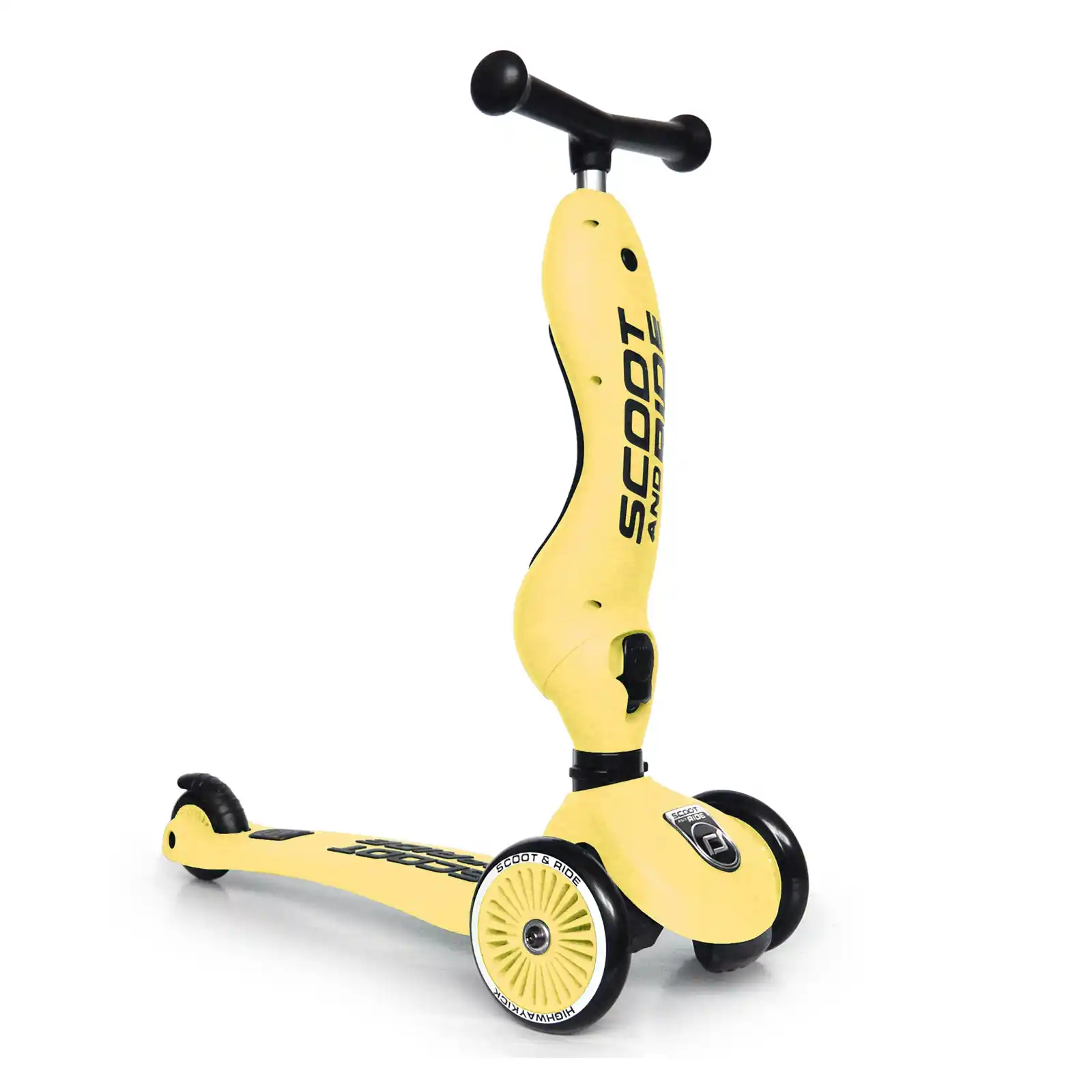 Trotinete copii, cu scaun, Scoot and Ride, HighwayKick 1 Lemon, 1-5 ani [3]