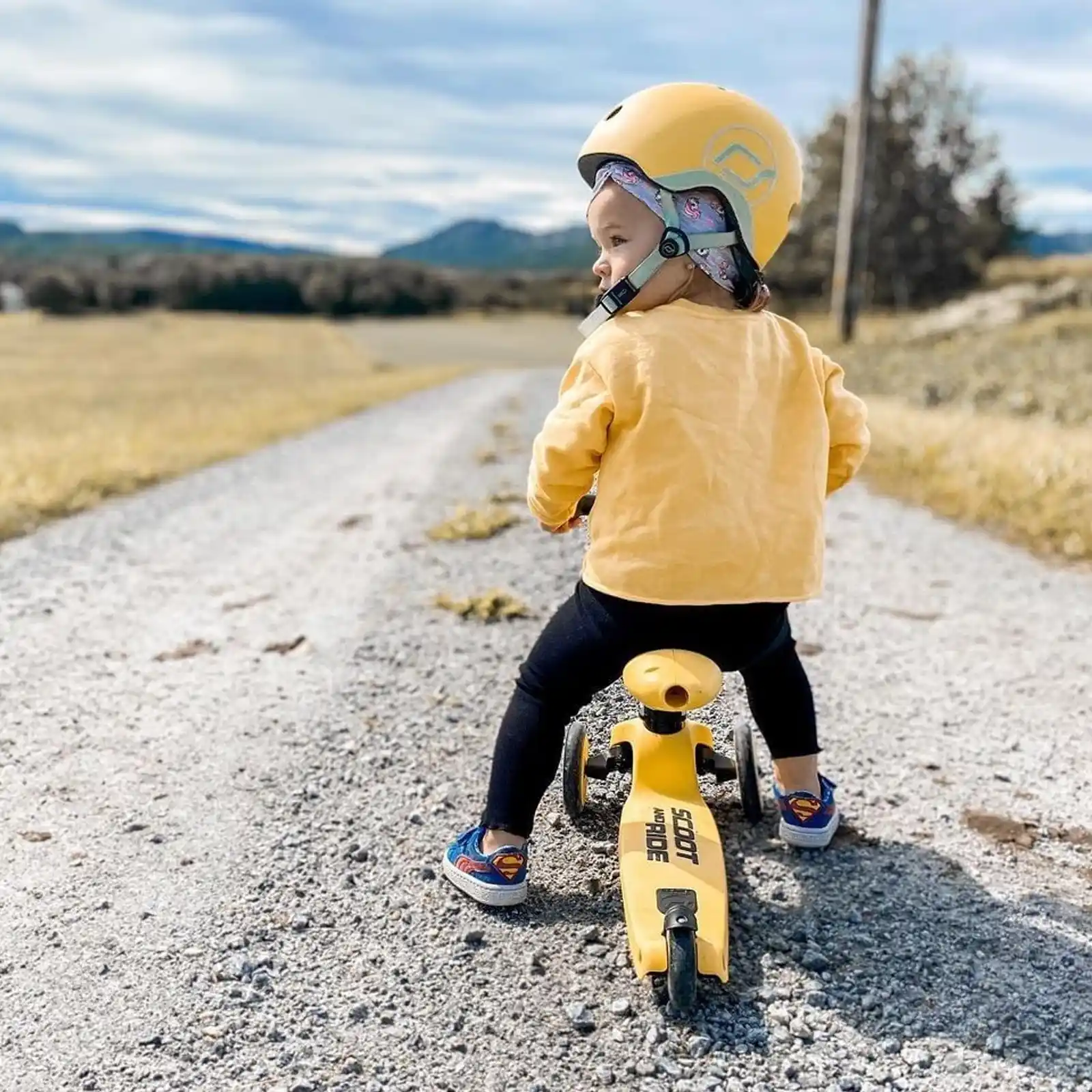 Trotinete copii, cu scaun, Scoot and Ride, HighwayKick 1 Lemon, 1-5 ani [9]