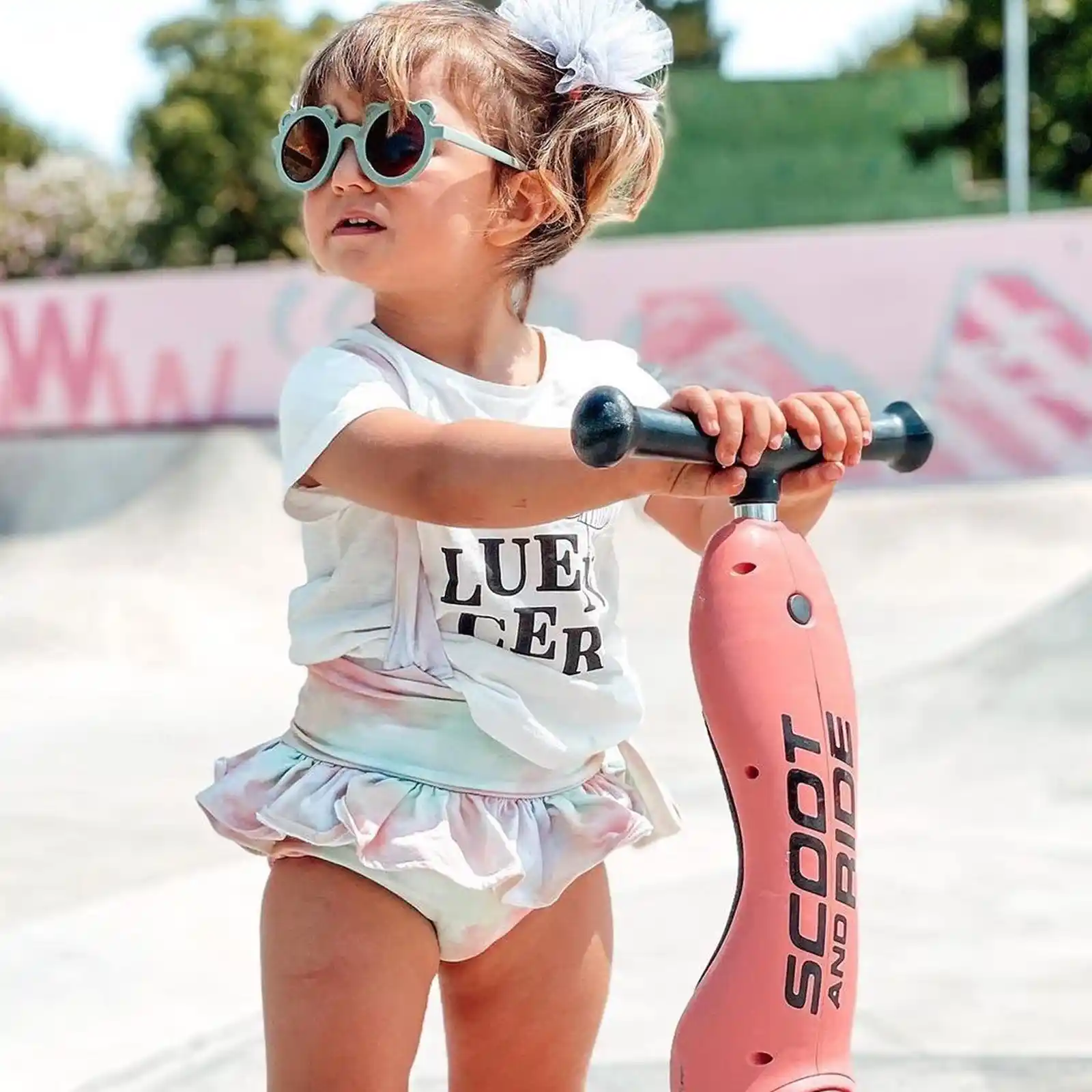 Trotinete copii, cu scaun, Scoot and Ride, HighwayKick 1 Peach, 1-5 ani [10]