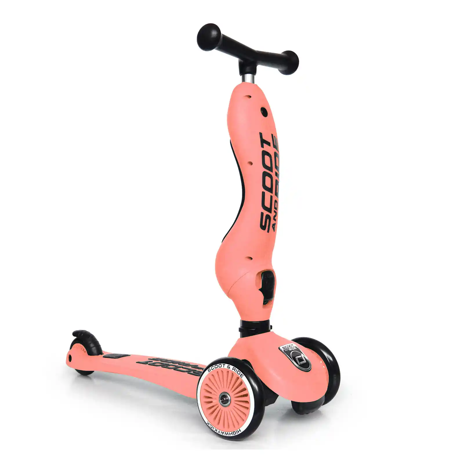 Trotinete copii, cu scaun, Scoot and Ride, HighwayKick 1 Peach, 1-5 ani [3]