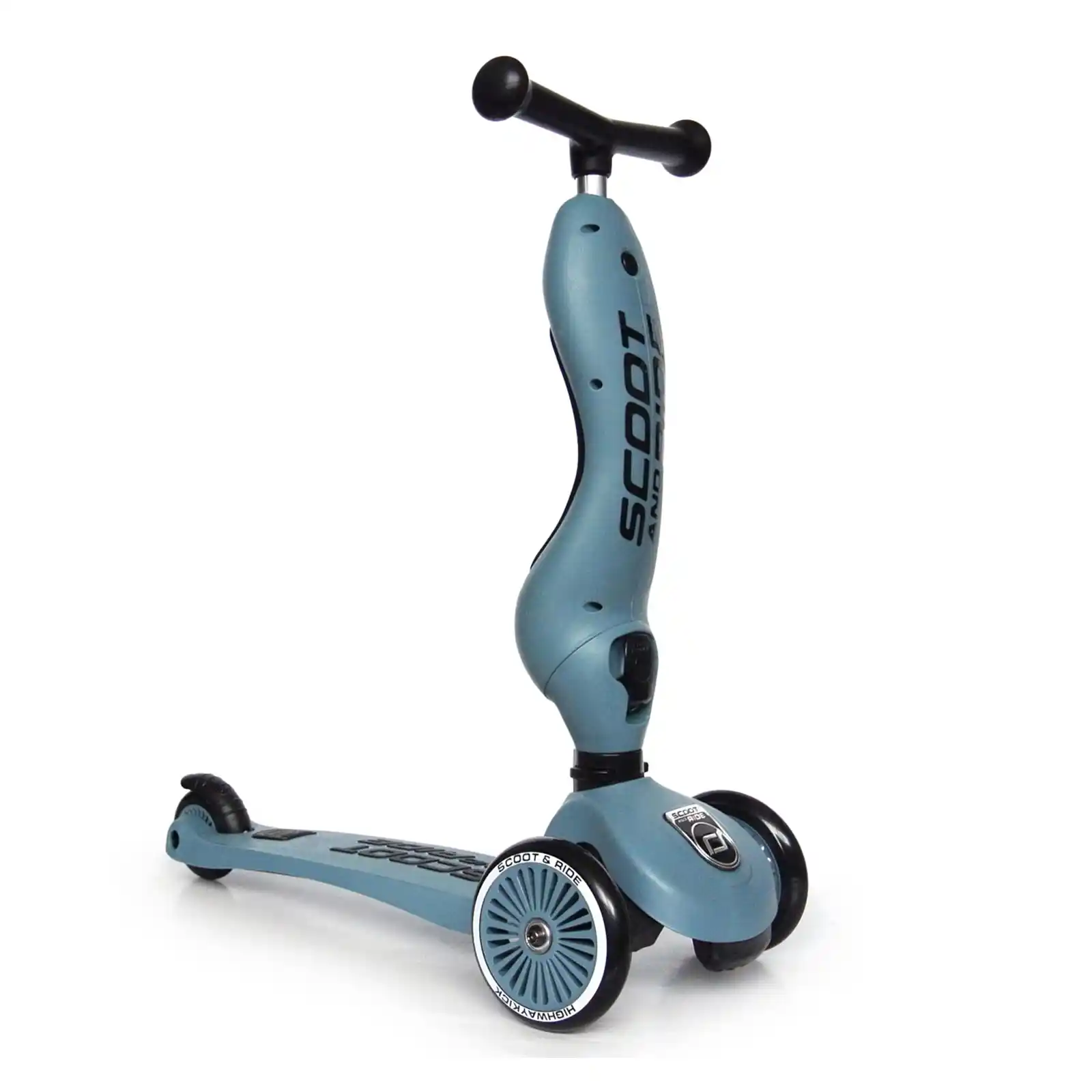 Trotinete copii, cu scaun, Scoot and Ride, HighwayKick 1 Steel, 1-5 ani [4]