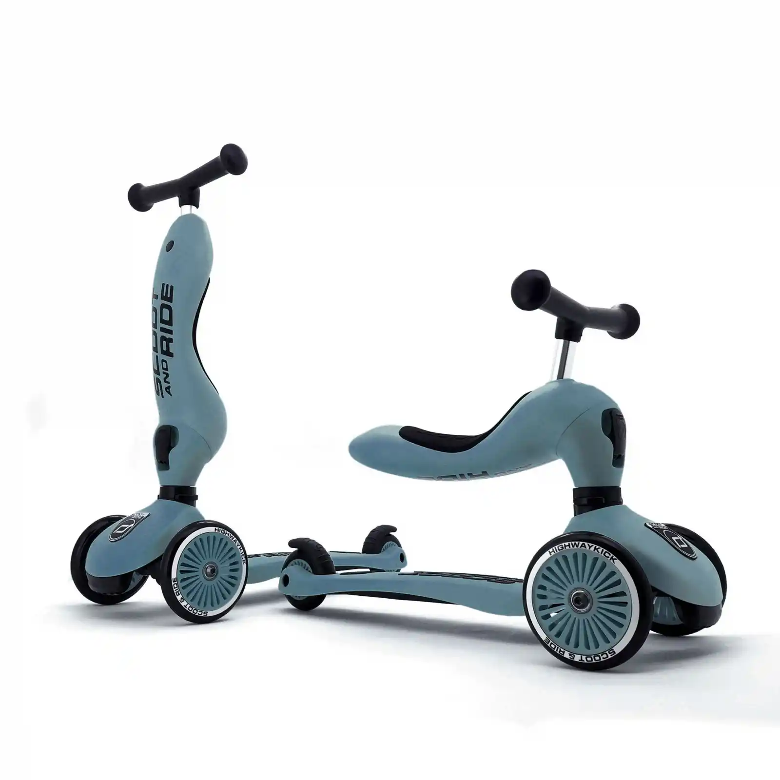 Trotinete copii, cu scaun, Scoot and Ride, HighwayKick 1 Steel, 1-5 ani [1]