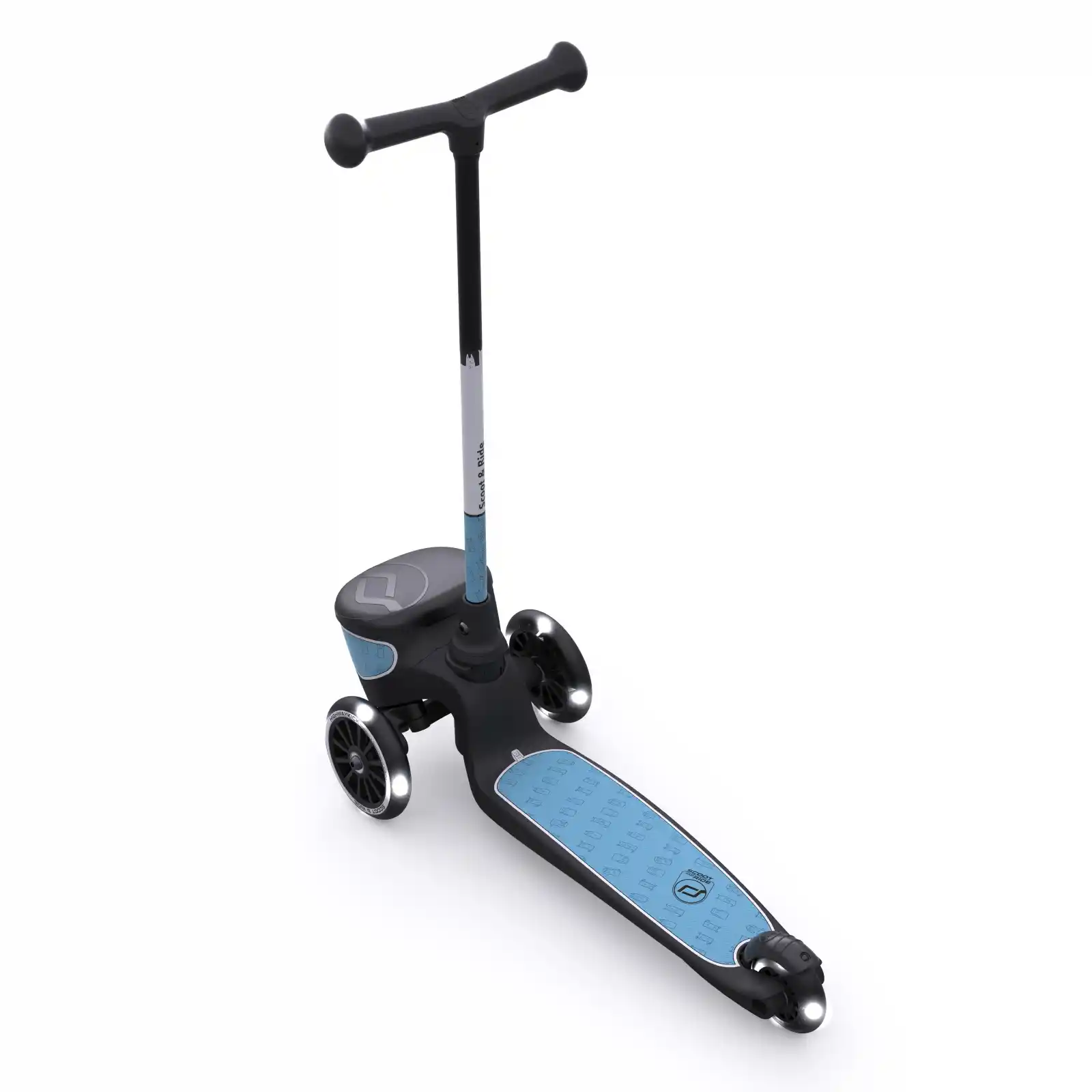 Trotinete copii, pliabila, roti lumini, 2 ani+, Scoot Ride, HighwayKick 2 Lifestyle Steel Reflectorizant [3]
