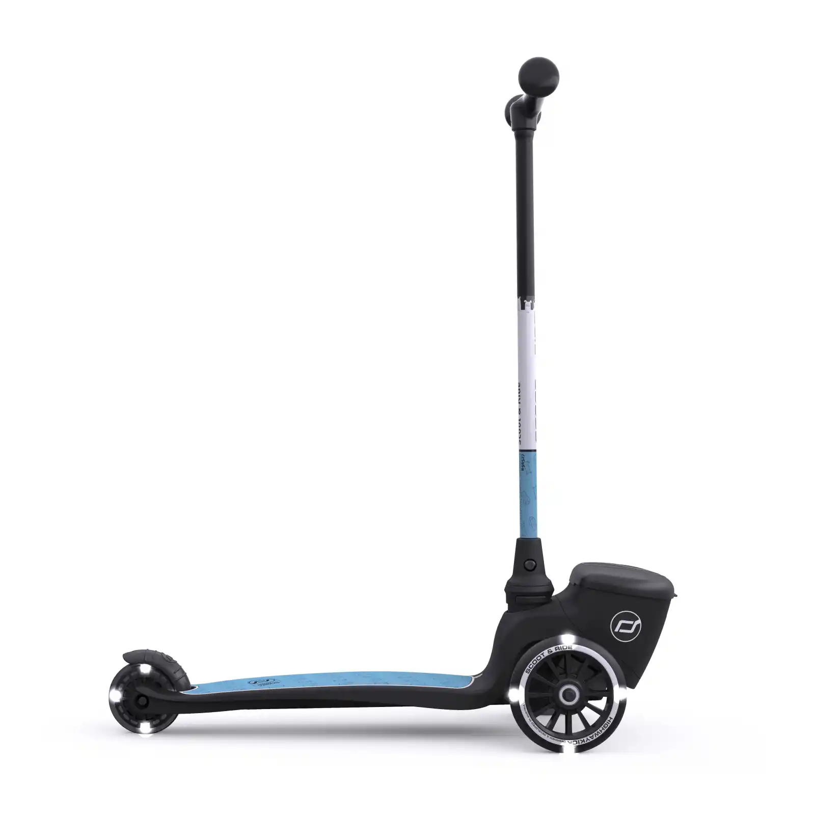 Trotinete copii, pliabila, roti lumini, 2 ani+, Scoot Ride, HighwayKick 2 Lifestyle Steel Reflectorizant [4]
