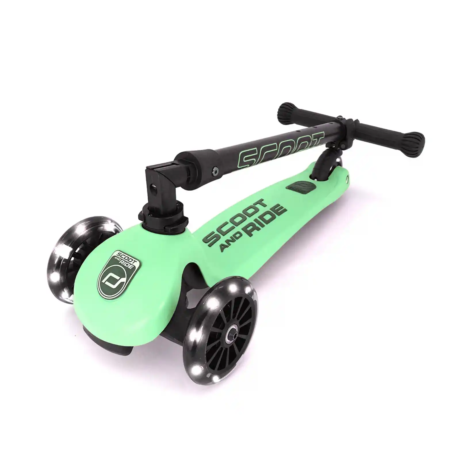 Trotinete copii, pliabila, reglabila, roti lumini, 3-6 ani, Scoot Ride, HighwayKick 3 Led Kiwi [2]