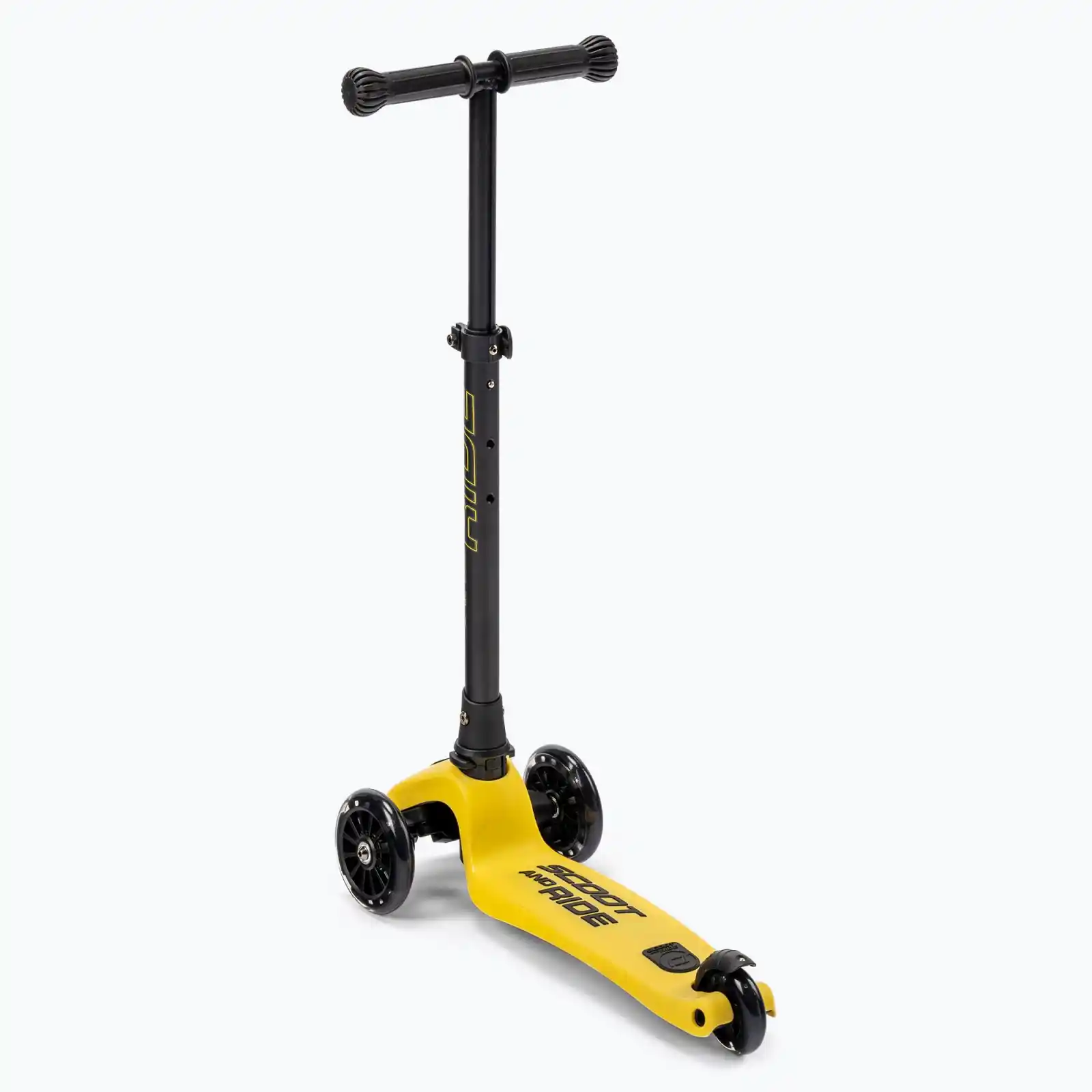 Trotinete copii, pliabila, reglabila, roti lumini, 3-6 ani, Scoot Ride, HighwayKick 3 Led Lemon [6]