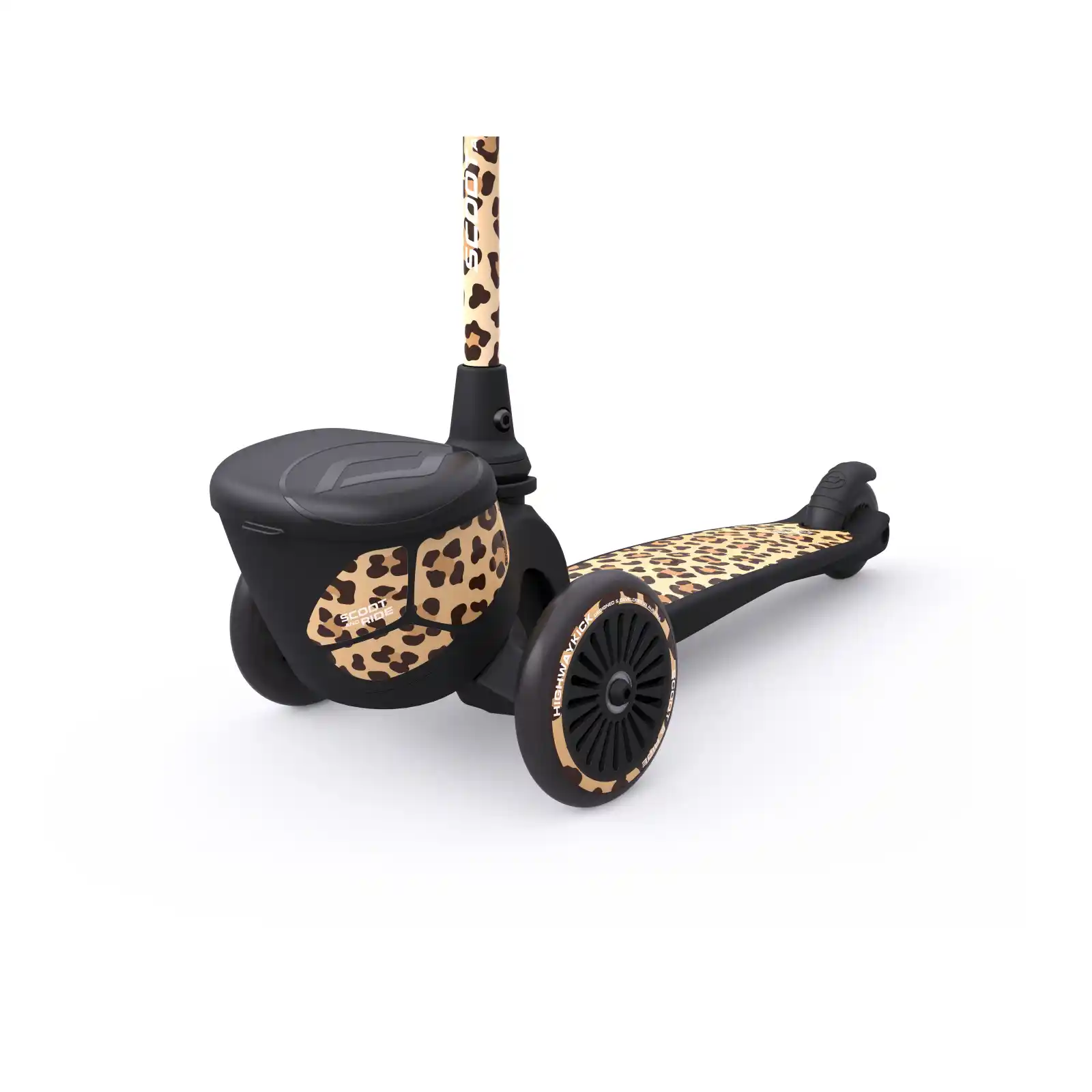 Trotinete copii 2 ani+, pliabila, Scoot Ride, HighwayKick 2 Lifestyle Leopard [5]