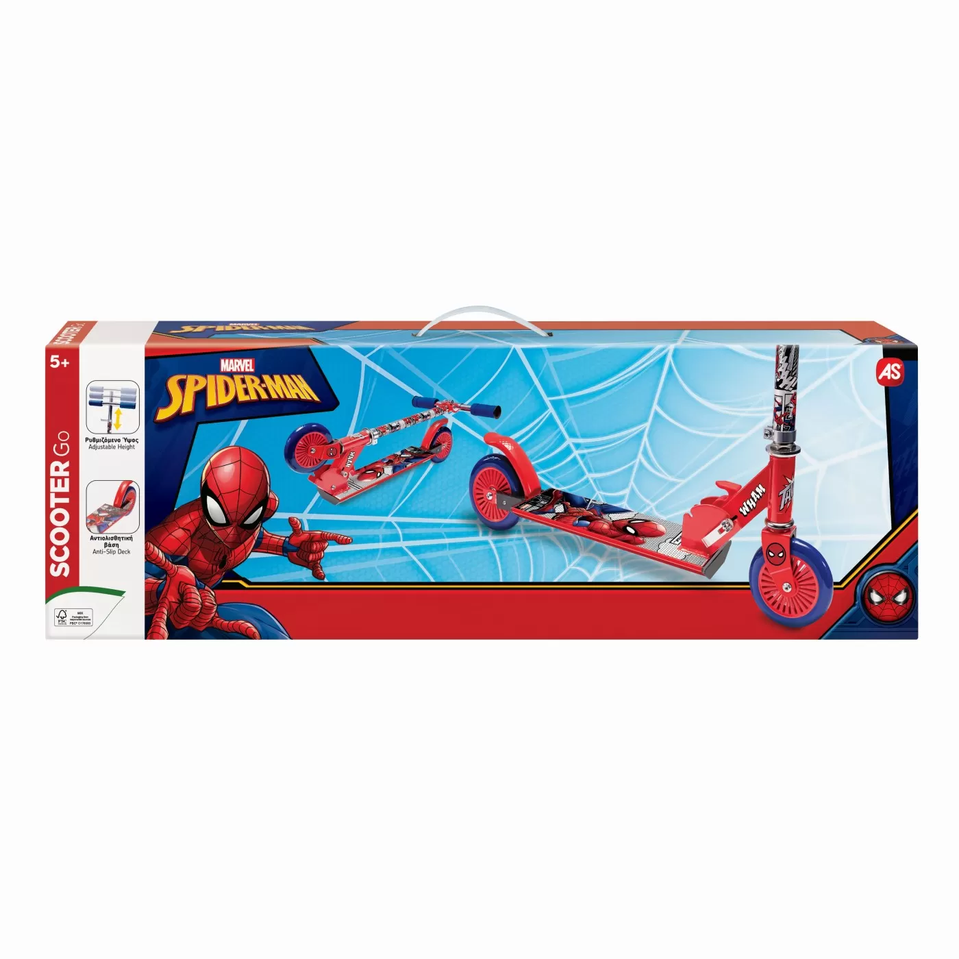 Trotineta cu 2 roti spiderman, varsta de la 5 ani la 9 ani [1]
