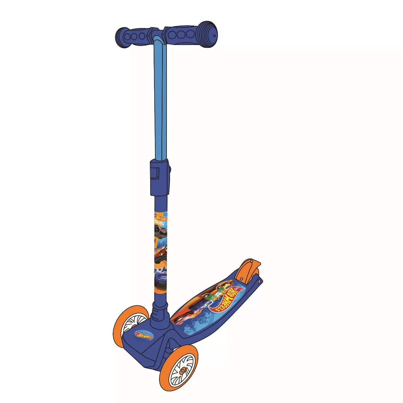 Trotineta cu 3 roti hot wheels, varsta de la 3 ani la 8 ani [2]