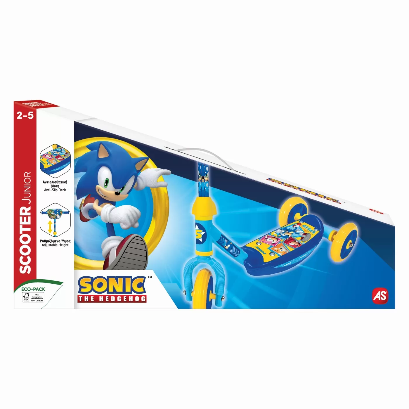 Trotineta cu 3 roti sonic, varsta de la 2 ani la 5 ani [1]