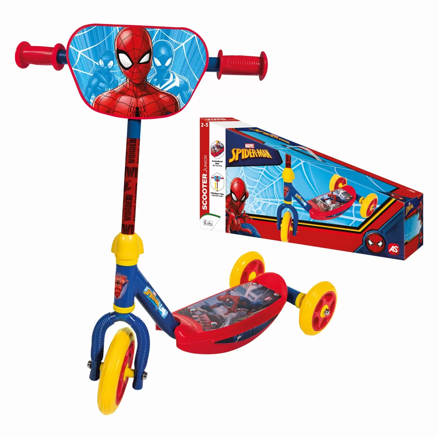 Trotineta cu 3 roti spiderman, varsta de la 2 ani la 5 ani [4]