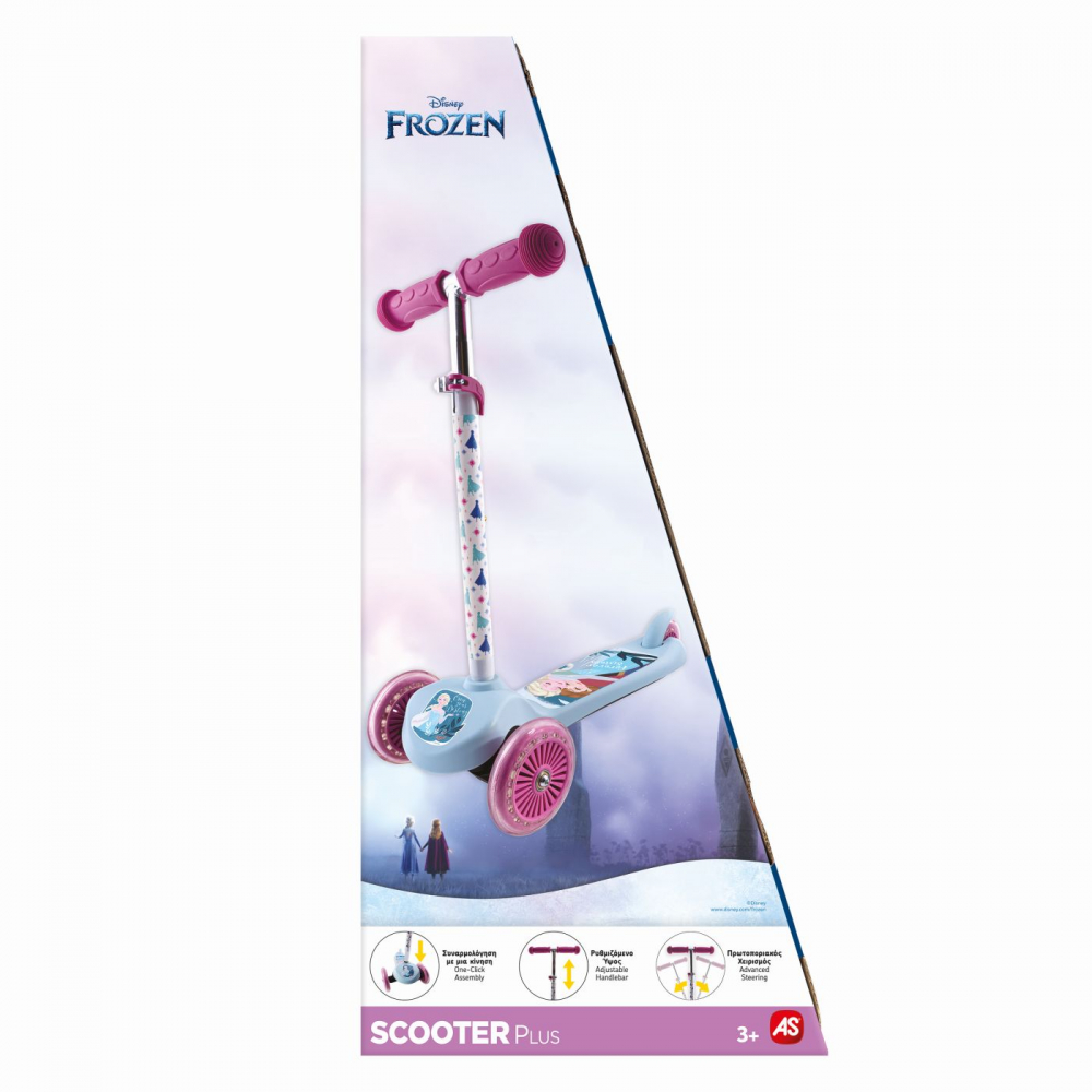 Trotineta plus cu 3 roti frozen, varsta de la 3 ani la 9 ani [4]