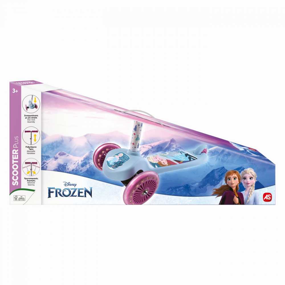 Trotineta plus cu 3 roti frozen, varsta de la 3 ani la 9 ani [1]