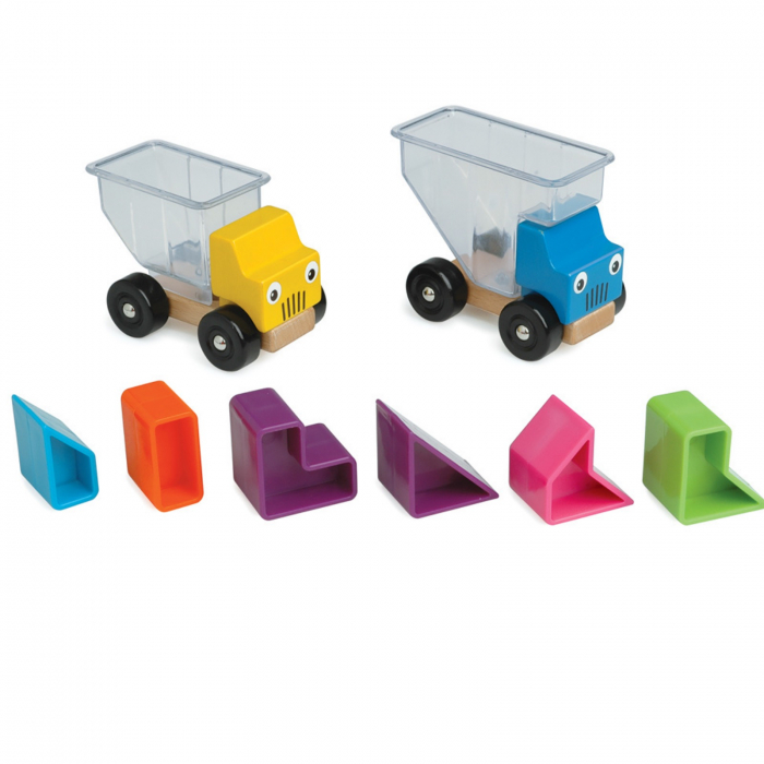Joc de logica tetris din lemn ⭐ Cuburi de Construit Camion. [5]