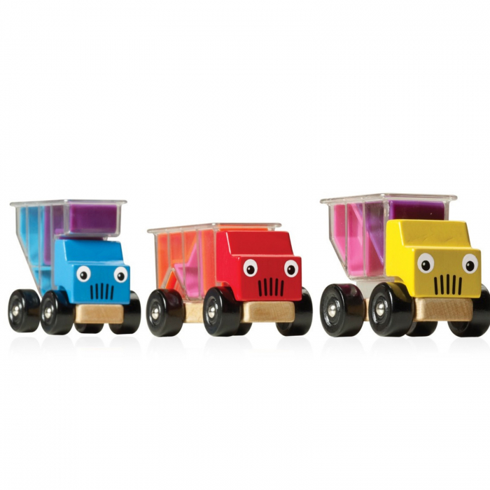 Joc de logica tetris din lemn ⭐ Cuburi de Construit Camion. [3]
