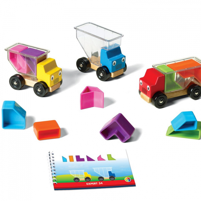 Joc de logica tetris din lemn ⭐ Cuburi de Construit Camion. [4]