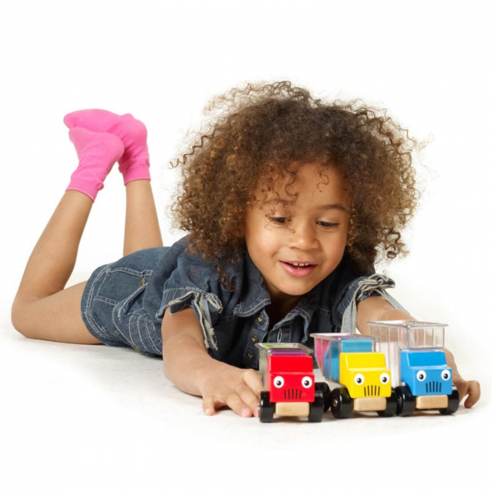 Joc de logica tetris din lemn ⭐ Cuburi de Construit Camion. [2]