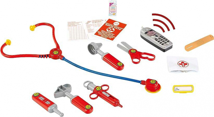 Trusa de doctor cu telefon mobil, joc de rol copii [4]