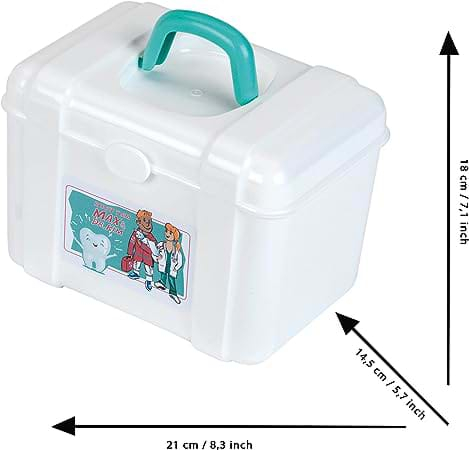 Trusa de Dentist cu Accesorii, 10 piese, Joc de Rol Copii [5]