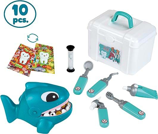 Trusa de Dentist cu Accesorii, 10 piese, Joc de Rol Copii [2]