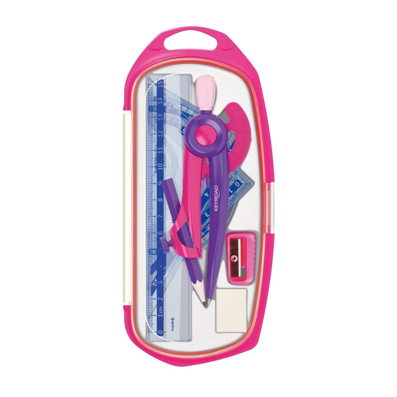 Trusa geometrie Keyroad Compax KR971488, cutie PVC [3]