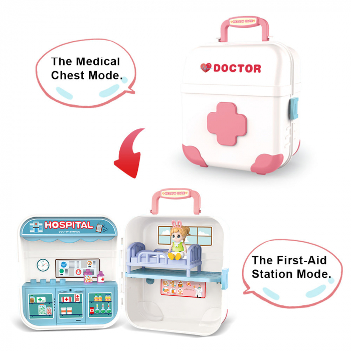 Trusa Micutului Doctor - Joc de Rol educativ Primul ajutor [6]