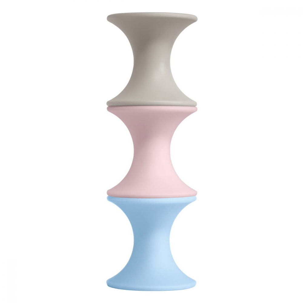 Tulu, set 3 jucarii senzoriale openended, nordic colors, 0-5 ani [3]