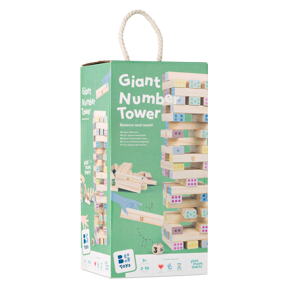 Turn Jenga gigant cu numere, copii varsta 5+ ani [6]