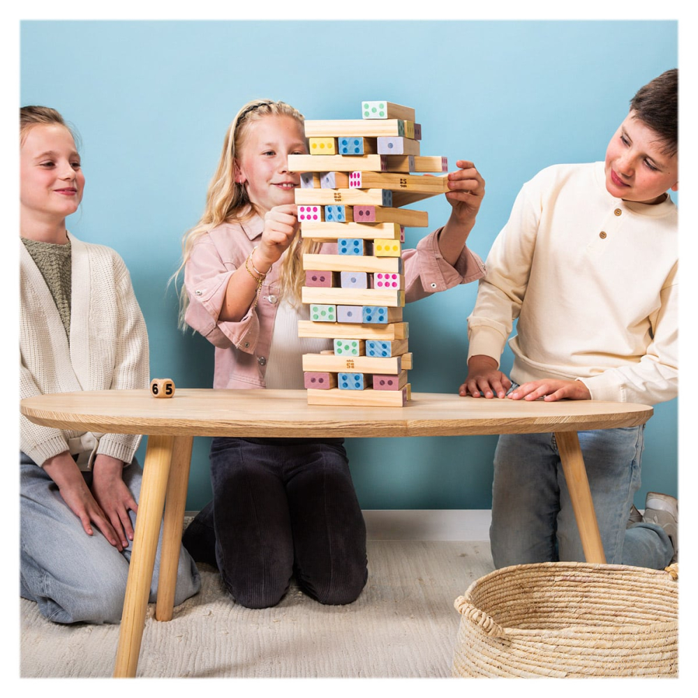 Turn Jenga gigant cu numere, copii varsta 5+ ani [2]