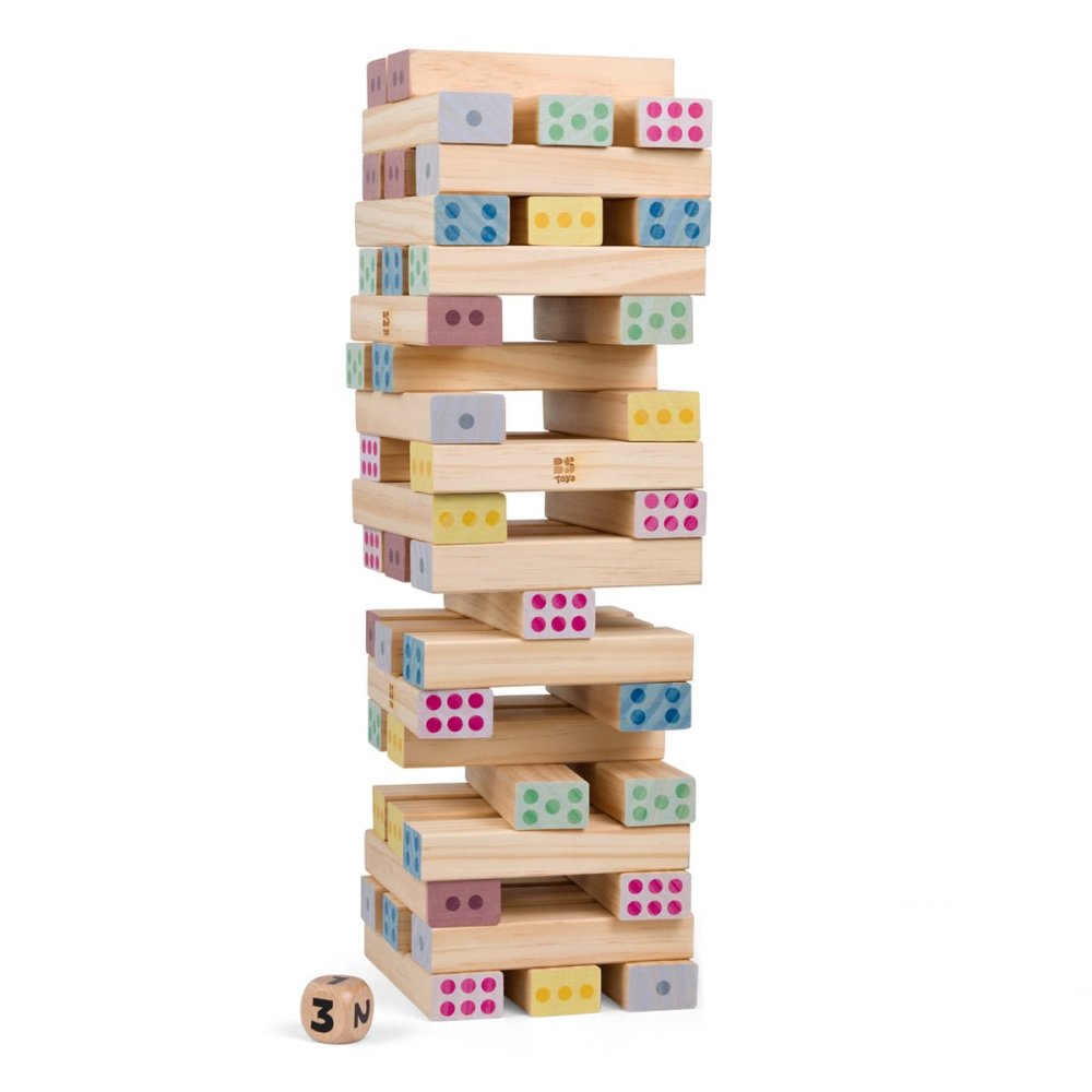 Turn Jenga gigant cu numere, copii varsta 5+ ani [4]
