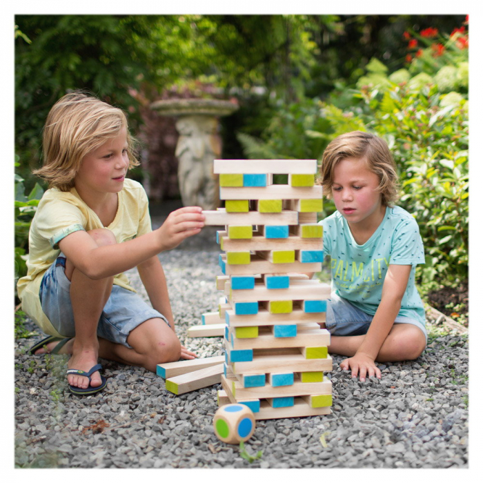Turn Jenga Gigant cu zaruri, 4+ ani [4]